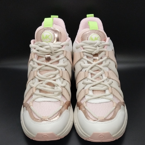 Michael Kors Rose Gold Trainers - Picture 1 of 5